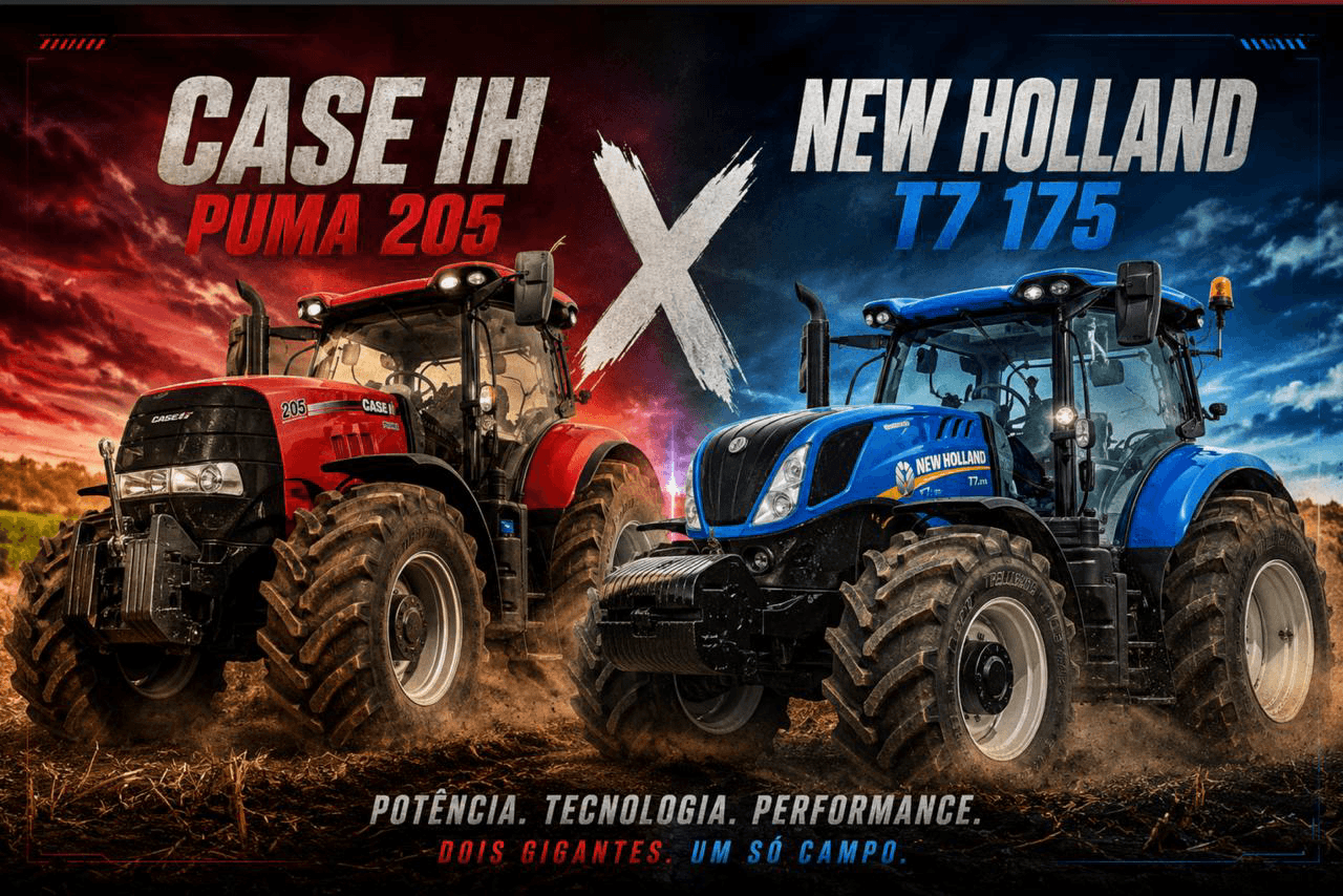 Case IH Puma 205 x New Holland T7 175: qual trator de alta potência escolher para sua operação?